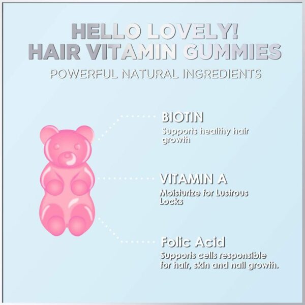 Max Strength Biotin Vegan Hair Growth Gummies