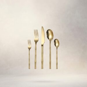 Titanium-Plated Stainless Steel Cutlery Set